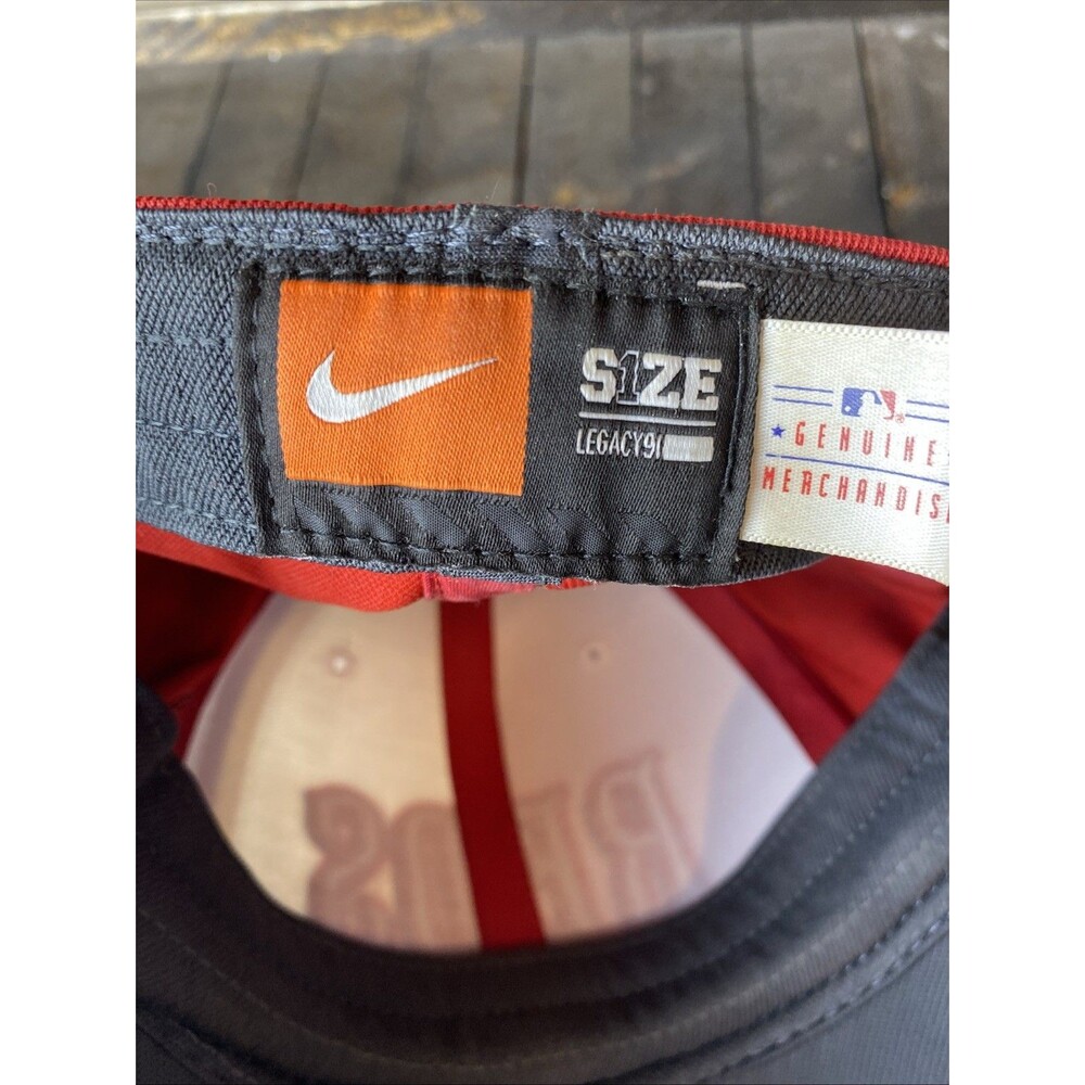 Cincinnati Reds Nike 1 Size Fitted Baseball Hat Cap - Picture 6 of 9